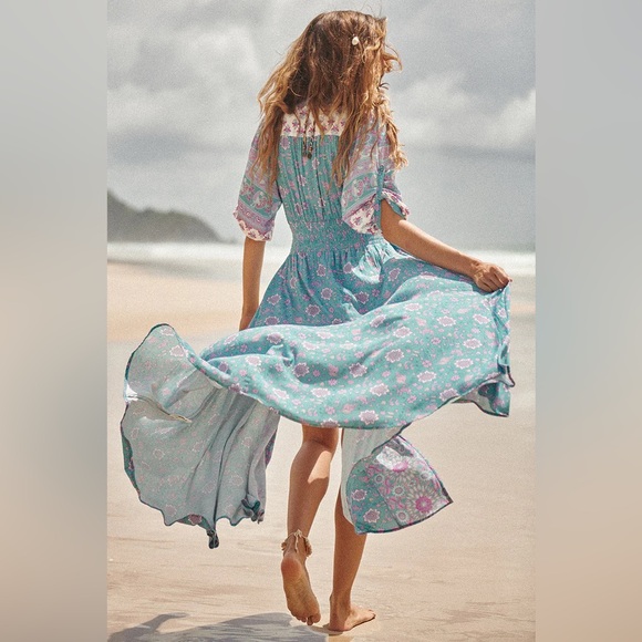 Lovers Beach Gown- Size L NWT Spell and the Gypsy - Picture 4 of 11